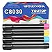 Price comparison product image YOUTOP Remanufactured Altalink C8030 C8035 C8045 C8055 C8070 Toner Cartridge Replacement for Xerox 006R01697 006R01698 006R01699 006R01700 Toner Cartridges.