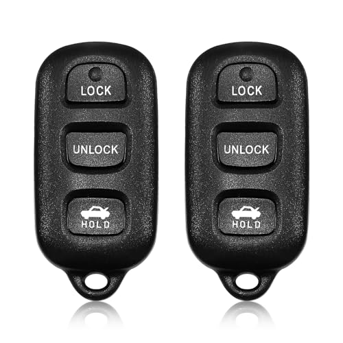 2 Keylessbest Replacement for 2005 2006 2007 2008 Toyota Camry Solara Matrix Sienna Corolla Pontiac Vibe Key Fob Remote Control GQ43VT14T 4 Buttons 314MHz