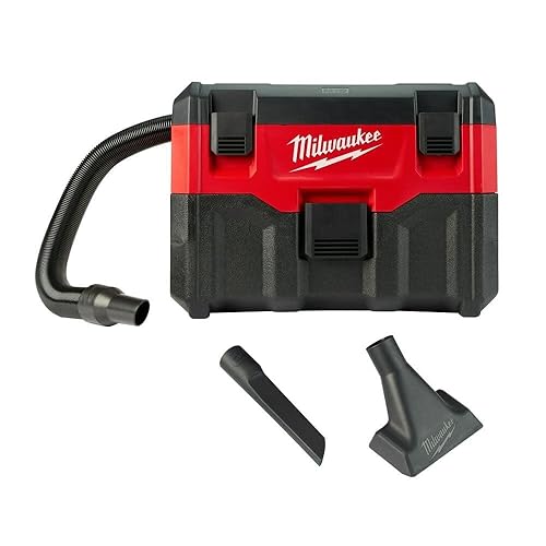 Milwaukee Electric Tool 0880 – 20, aspiradora inalámbrica mojado/seco con batería de ión litio (15.75 x 22.5 x 11.5 pulgadas).