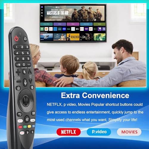 Image of Replacement for LG TV Remote Magic Remote Control AKB75855501 Compatible with Many LG OLED QNED NanoCell Webos Smart TV Models AN-MR20GA MR19BA MR18BA, with Voice and Pointer Function,Google /Alexa
