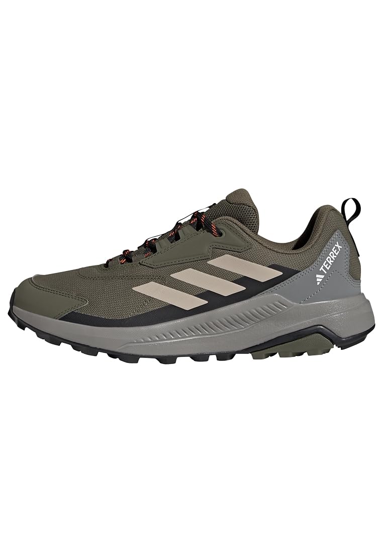 adidas Men's Terrex Anylander Hiking Shoes, Olive Strata/Wonder Beige/Core Black, 12.5 UK
