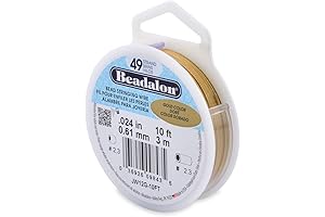 Beadalon 49 Strand Bead Stringing Wire for Jewelry Making