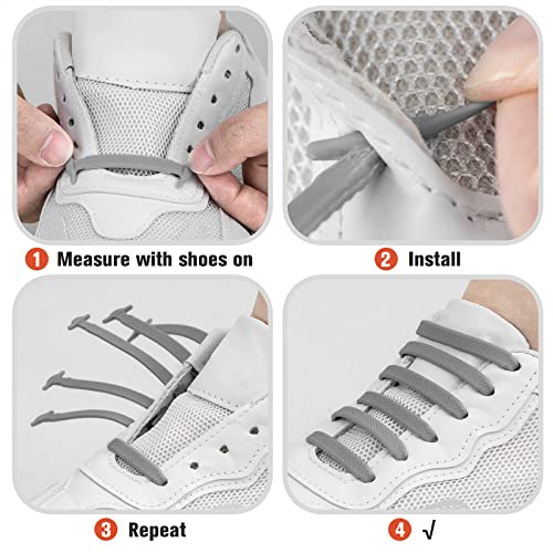 Inmaker No Tie Shoelaces For Kids And Adults, Elastic Shoelaces For Sneakers #TOP3