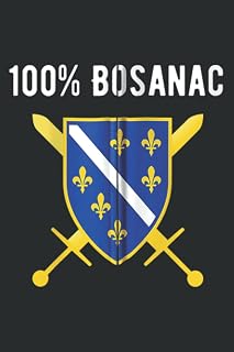 Bosnian Veteran Flag Bosnia and Herzegovina Balkan Gift Zip: Ruled Notebook/Journal - Lined Journal with Matte Finish Cover, 6" x 9", Perfect for School, Office & Home