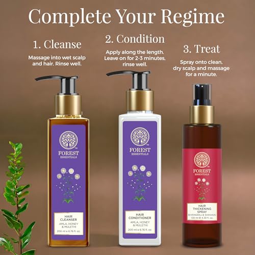 Forest Essentials Hair Cleanser, Amla, Honey and Mulethi, 200ml - Image 5
