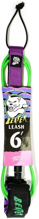 Catch Surf Beater 6' Leash, Green/Purple, Green/ Purple