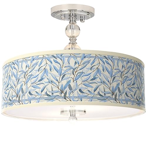 Giclee Gallery 16" Farmhouse Rustic Country Mission Semi Flush-Mount Ceiling