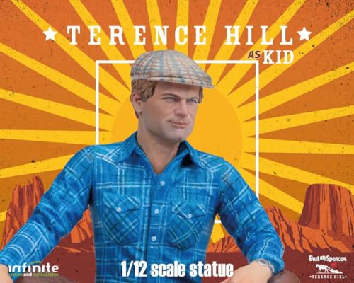 Infinite Statue Terence Hill Kid - Filmszene Zwei wie Pech und Schwefel - Sammelfigur aus PVC - Maßstab 1/12 - Höhe 8 cm, 94780