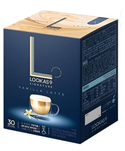 �y�؍��R�[�q�[�z LOOKAS 9 LATTE ���J�X�i�C�� �V�O�l�`���[ �o�j�����e 16.9g×30�{ �b����L���ȃo�j���̊Â����L���� �C���X�^���g �X�e�B�b�N�R�[�q�[�y���s�A���i�z (1, 1��)