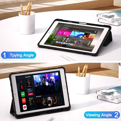 Coque iPad 9e génération antichoc 10.2 pouces avec étui magnétique rigide - 5
