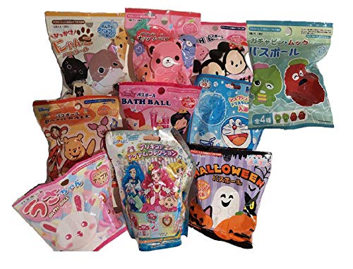 キャラクター バスボール 1０個入り　中身おまかせ！ 女の子用　詰め合わせ お得 なセット