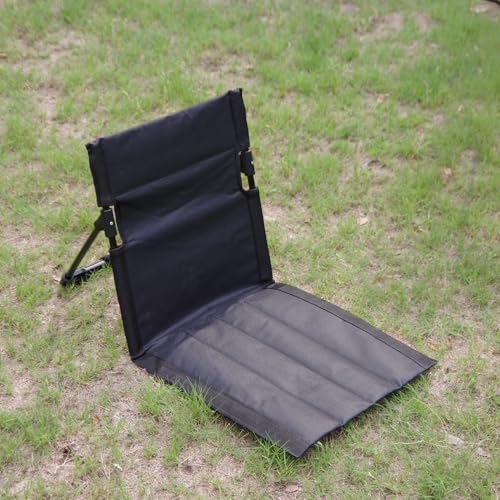 Silla Plegable de Camping con Respaldo Portátil de Aluminio (Negro Carbón) miniatura 2