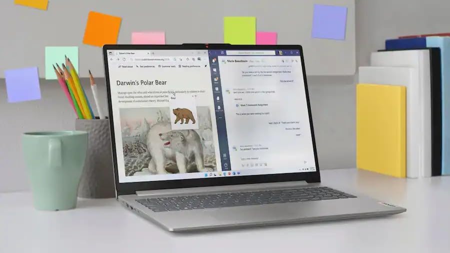 Lenovo IdeaPad Slim 3 15.6" FHD Touchscreen Laptop, AMD Ryzen 7 5825U(8-Core up to 4.50 GHz), 16GB RAM 1TB SSD, Wi-Fi 6, Privacy Webcam, Numeric Keypad, Win 11, W/Accessory, for Business and Gaming TCO Certified TCO Certified TCO Certified TCO Certified - Image 7