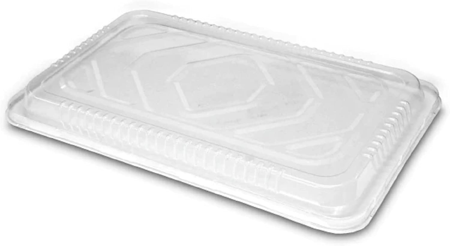 Full Size Disposable Aluminum Pans Cookie Sheet Baking Pans| Nonstick Durable Resuable Aluminum Foil Tray with Dome Lids.|20CT