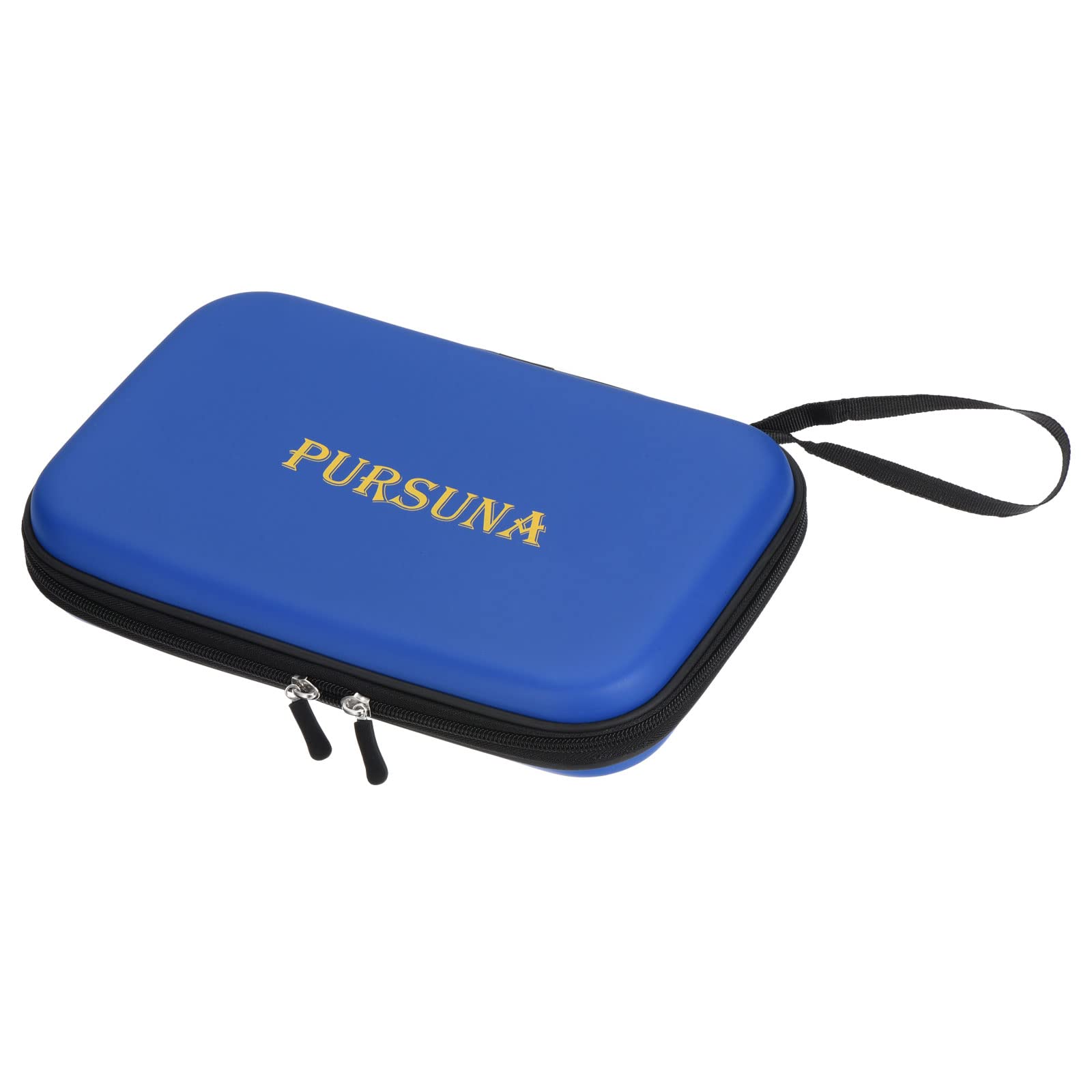 PATIKIL Tavolo Tennis Racchetta Custodia, Ping Pong Paddle Custodia Dura Copertura Contenitore Borsa Quadrata per Sport Accessori, Blu