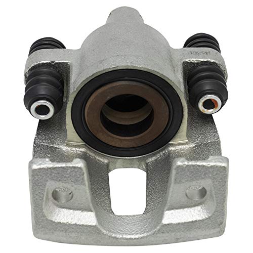 Image of TRQ Rear Driver and Passenger Side Brake Caliper Set Caliper Brackets Compatible with 04 Ford F-150 04 F-150 Heritage 05-11 F-150 06-08 Lincoln Mark LT