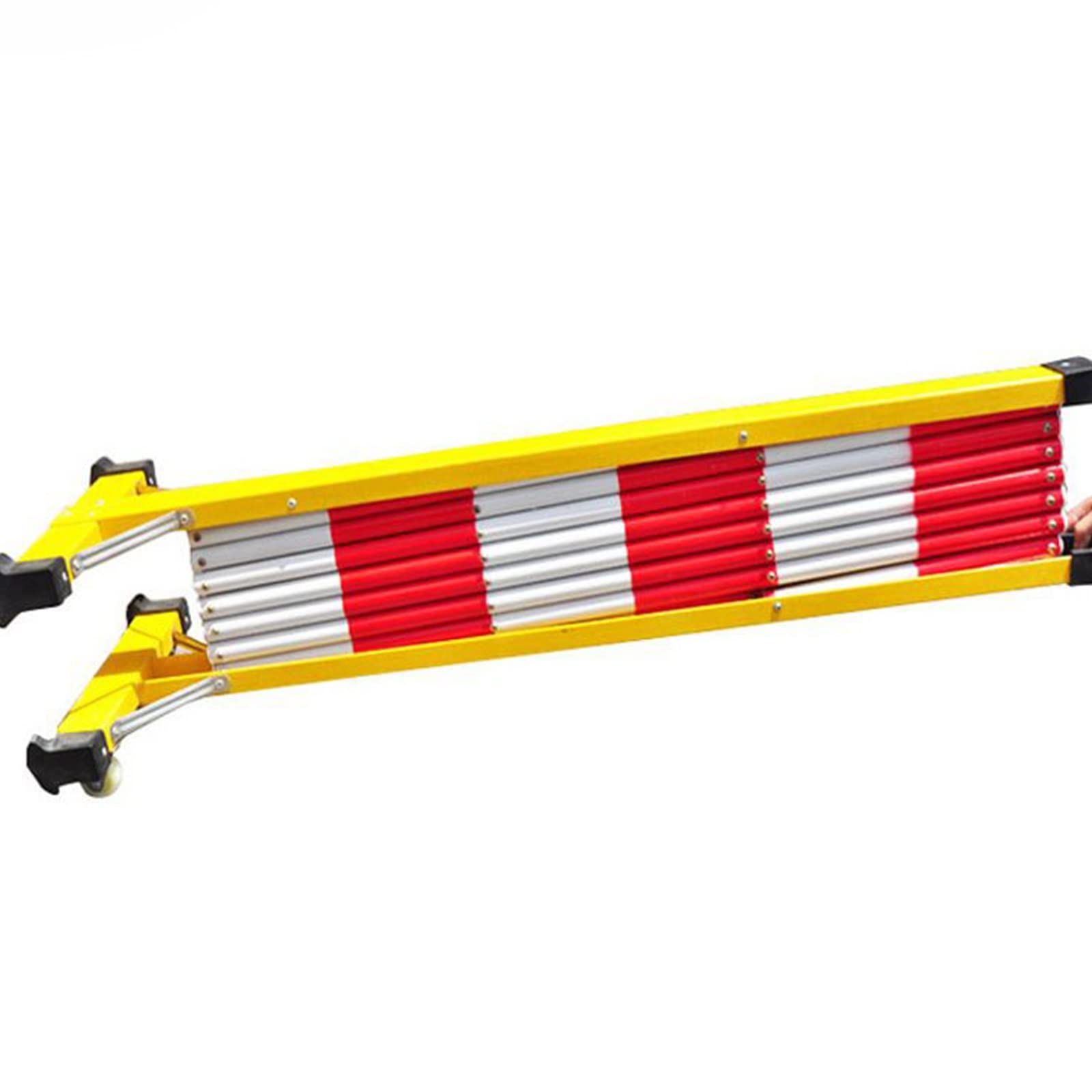 Barrière mobile anti intrusion extensible rouge pour gare et métro