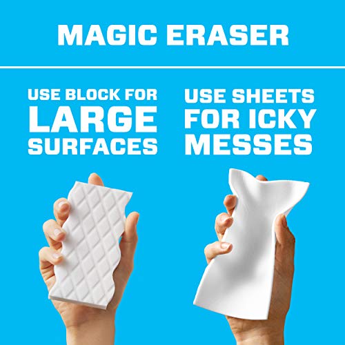 image for Mr. Clean Magic Eraser Sheets, Shoe, Bathroom, and Shower Cleaner, 48 