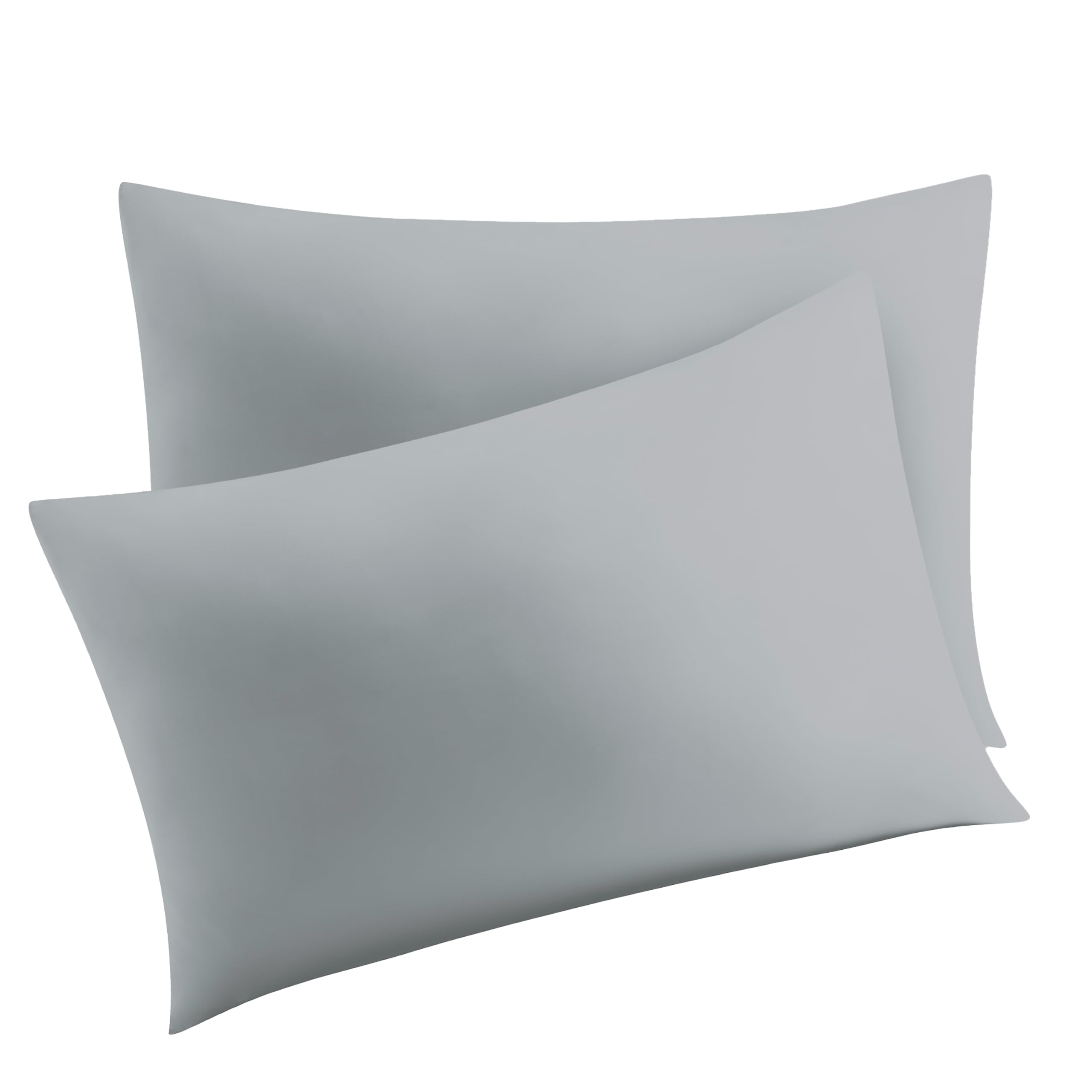 Pillow Protector King Size 100% Egyptian Cotton Pillow Covers, 400 Thread Count Sateen Weave Cooling Pillow Cases with Zipper Hidden, Breathable Non