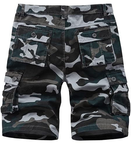 VtuAOL Men's Cargo Shorts for Men Casual Cotton Fishing Hiking Shorts with Multi Pockets2