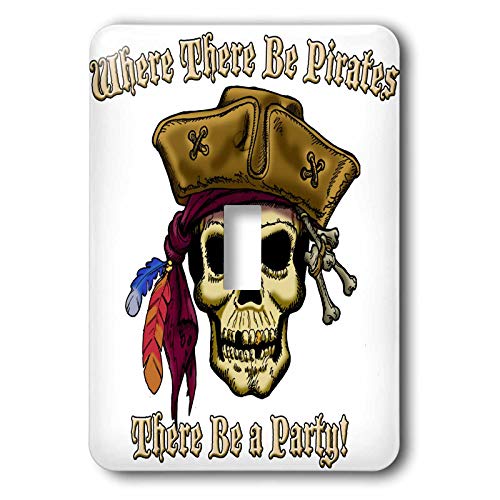 Tête de mort de pirate interrupteur à bascule graphique haute définition