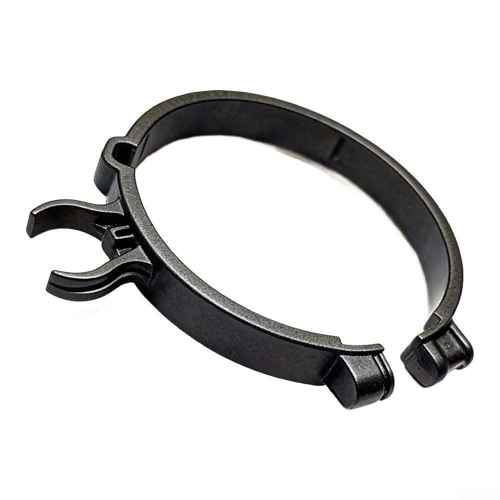 Manguera de conducto de plástico con tubo angular y anillo de fijación para uso de soplador de hojas en unidades BR800 BR700 BR450