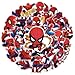 50pcs Spiderman Stickers for Water Bottle, Cool SuperHero Movie Waterproof Vinyl Decal for Kids Teen Adult Laptop Skateboard Phone Travel Case Bike Guitar Computer