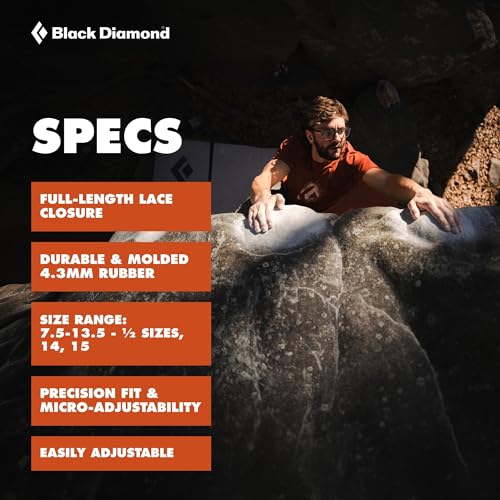 Image of BLACK DIAMOND Men's Momentum Lace or Strap Rock Climbing Shoes, Gym /Outdoor