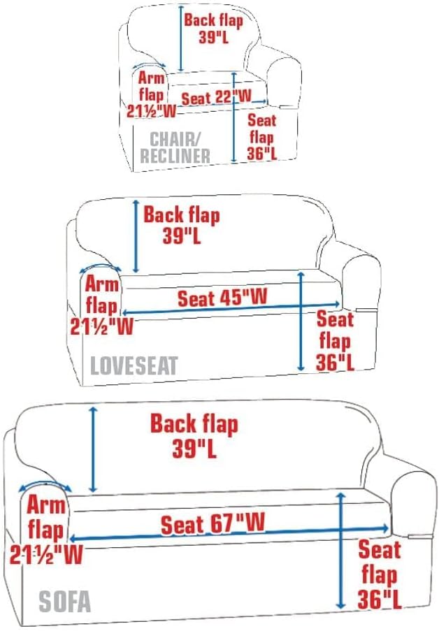 The Lakeside Collection Fly Fishing Furniture Covers - Love Seat
