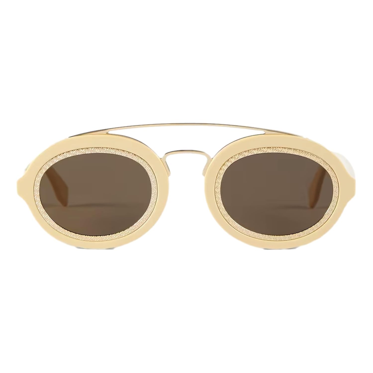 FENDI FF Mens Sunglasses Cream