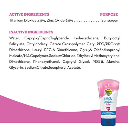 Banana Boat Suncare Banana Boat Simply Protect Mineral-based Sunscreen Lotion for Baby Spf 50+, 6 Oz - image 2
