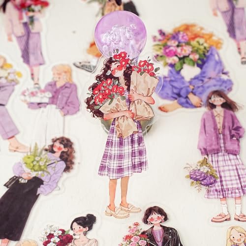 Image of Natural Flower Stickers for Scrapbooking (61)