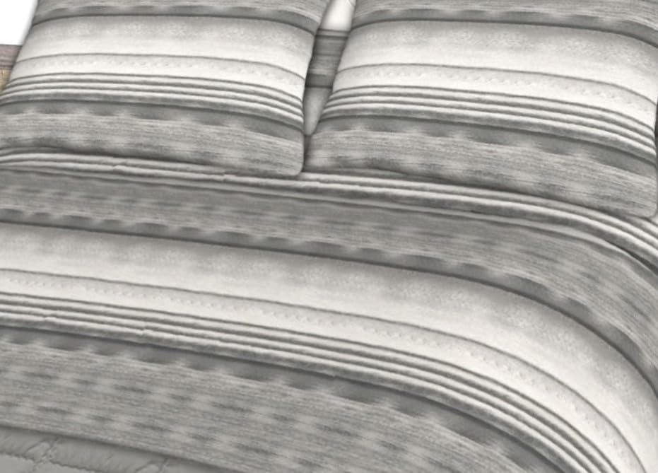 L'Emporio Casa Set Lenzuola Flanella Letto Matrimoniale 100% Caldo Cotone sopra 240x290 + sotto Angoli 160 a180x195 a 200 + 2 Federe 50x80 (Variante 14)