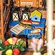 Book Nook Kit für Erwachsene DIY Miniature House mit LED-Licht für Buchstütze Bibliothek Bücherregal Dekoration 3D Puzzle Buchstützen aus Holz Erwachsene Booknook Geschenken für Frauen