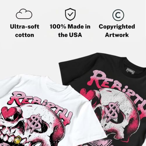 Image of DopeSkill Halloween Graphic Tee Streetwear Hip Hop Hypebeast Unisex T-Shirt Sneaker Colour Matching Shirts Spooky Graphic