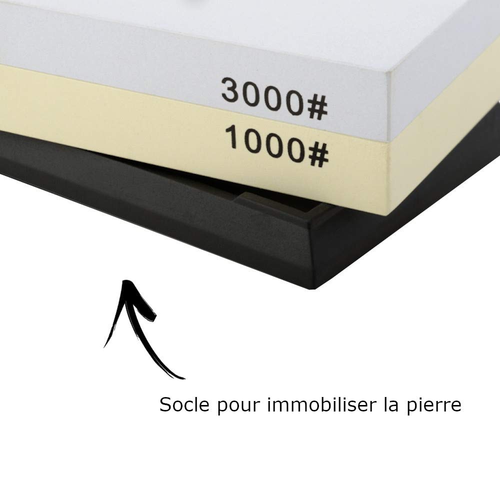 Chroma France Keep Sharp Pierre à aiguiser 1000/3000 pour couteaux japonais
