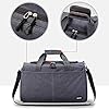 Travel Duffle Bag Waterproof Gym Sports Duffle Bag Durable Workout Gym Bag with Adjustable Shoulder Strap Foldable Holdall Bag with Padded Handle Weekend Overnight Bag for Women Men 35L Luggage Bag #3