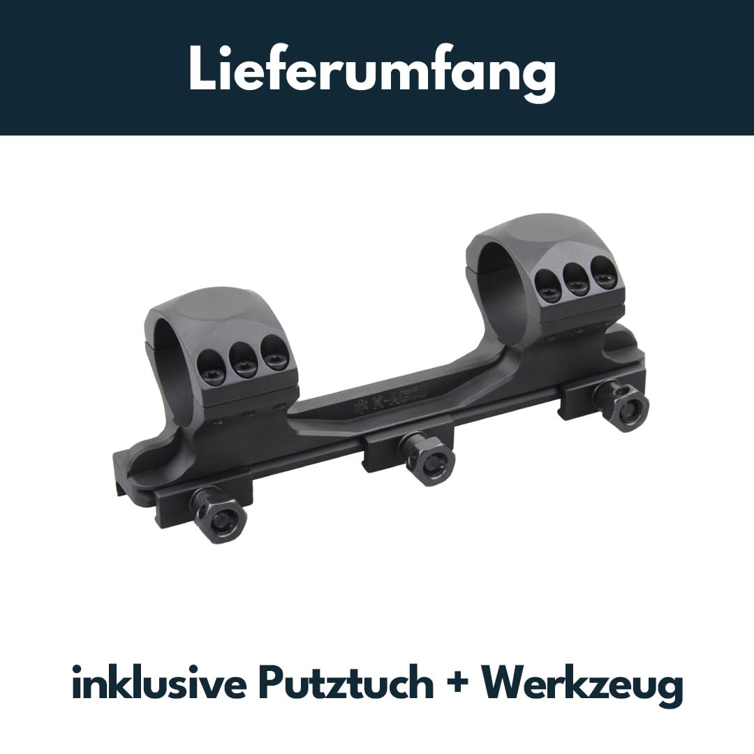 Vector Optics XASR-3013 X-ACCU 30 mm 1.4 haut profil 1 pièce 20MOA