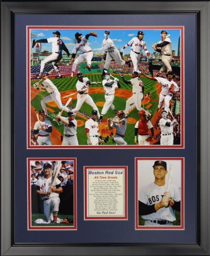 Legends Never Die MLB Boston Red Sox Greats Framed Photo Collage, 18" x 22"