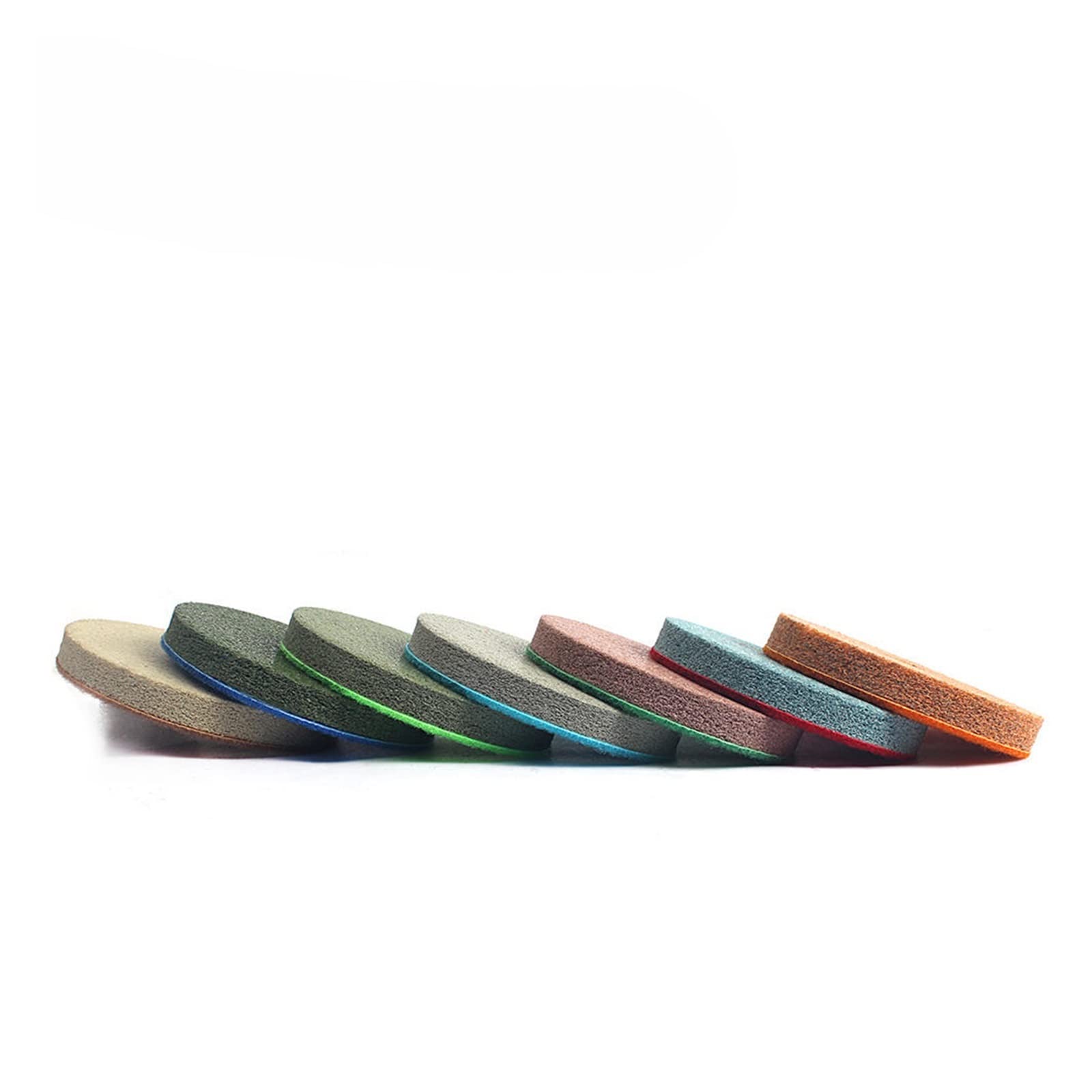 3quot;Almohadilla de pulido Flexible de esponja de piedra de mármol de 80MM for suelo de hormigón de granito herramienta de pulido de guijarros de piedra de cuarzo 7 Uds fangzi (Size : 1000,