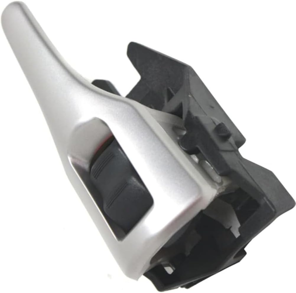 Door Handle for Toyota Corolla 2009-2015 Passenger Side | Interior | Front Or Rear | Silver Lever | with Door Lock Button| Trim:All Submodels