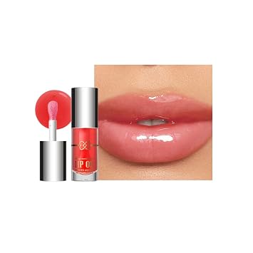 Color Changing Lip Oil Hydrating pH Reactive Lip Tint with Vitamin E & Natural Oils, Moisturizing Non-Sticky Lip Glow Oil for Soft Plump Lips, Glossy Long-Lasting Lip Care for Dry Lips 05#