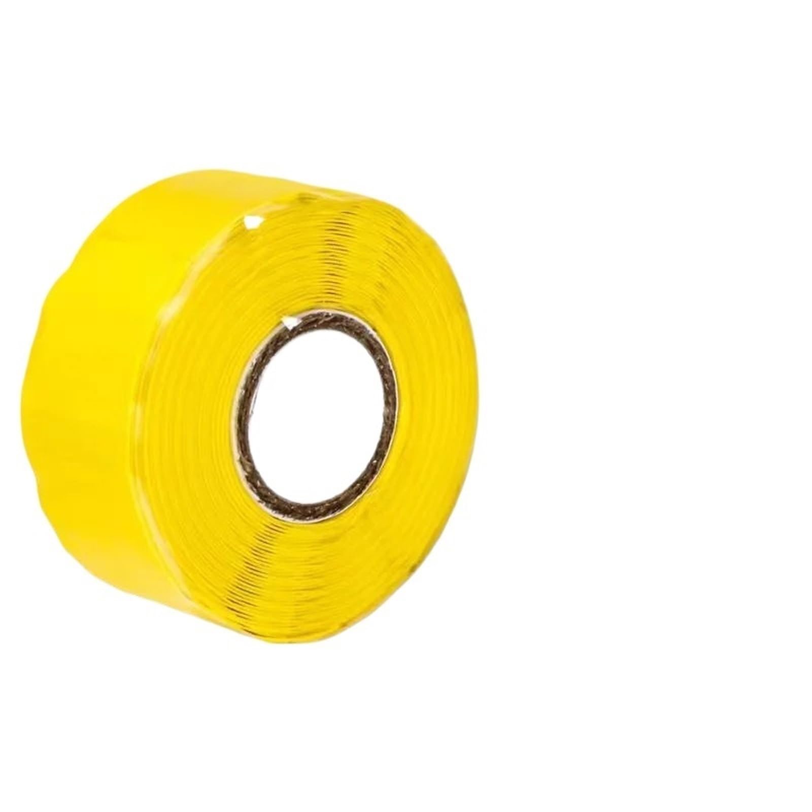 Cinta de silicona autofusible para sellado y aisla Cinta autofundente de silicona for reparación de tuberías Multicolor 1-3,0 m 1-10 rollos(Yellow-10rolls,3.0M)