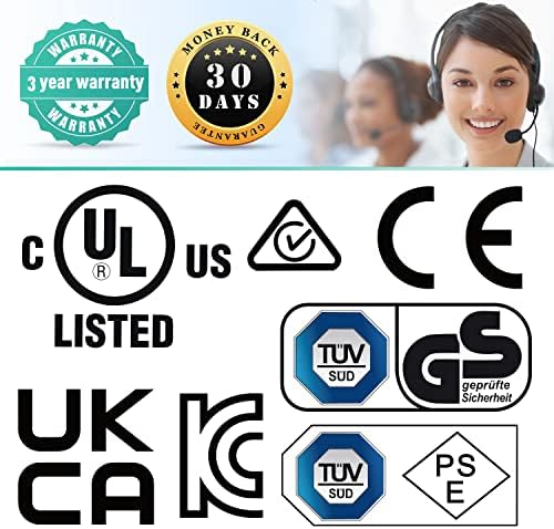 100W USB C Charger Power Supply Adapter for MacBook Pro 16/15/14 2022 2021 2020 MacBook Air, Surface Pro 8 Laptop 4, Dell Inspiron 7306 XPS 15 9510 HP Spectre x360 ASUS Laptop Charger Type C PD Cable