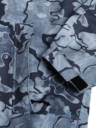 Huk Men's Grand Banks Water Proof Heavy Duty Rain Jacket, Erie, X-Large #TOP5