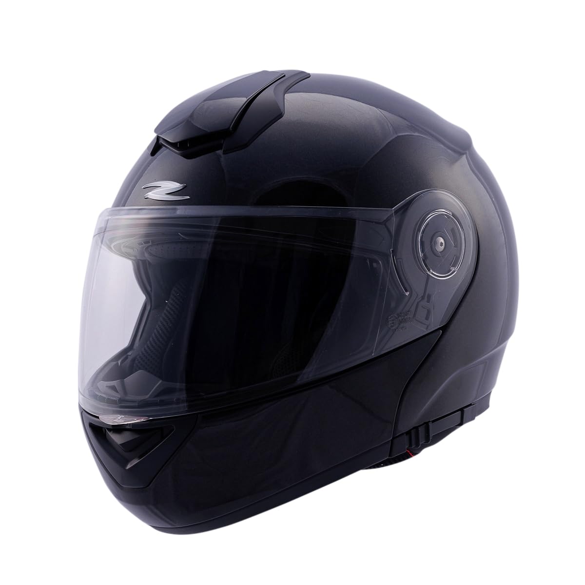 ZEUS-ZS 3050 Çene Açılır Motosiklet Kaskı Pearl Black L