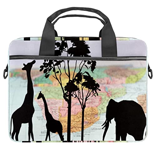 Sacoche bandoulière pour ordinateur portable multicolore et ultra légère de 28 cm par 36 cm