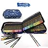 ZZONEART Set van 120 kleurpotloden met premium ritssluitingetui, professionele tekenset voor volwassenen en kinderen, perfect voor kleurboeken en schoolbenodigdheden