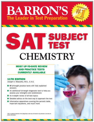 SAT Subject Test Chemistry (Barron's SAT Subject Test) : Mascetta ...