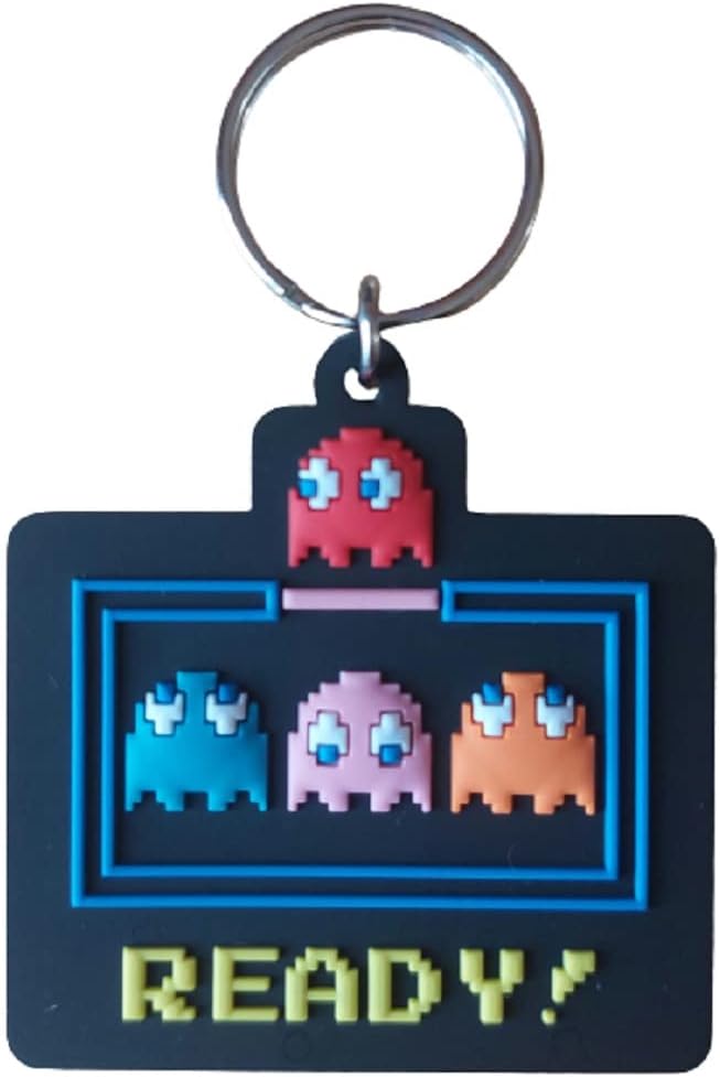 Pyramid International Pac-Man Keyring - Rubber - Official Licensed